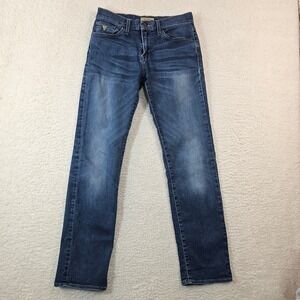 Guess Lincoln Slim Straight Jeans Mens 30x32 Dark Wash Denim JR90730950